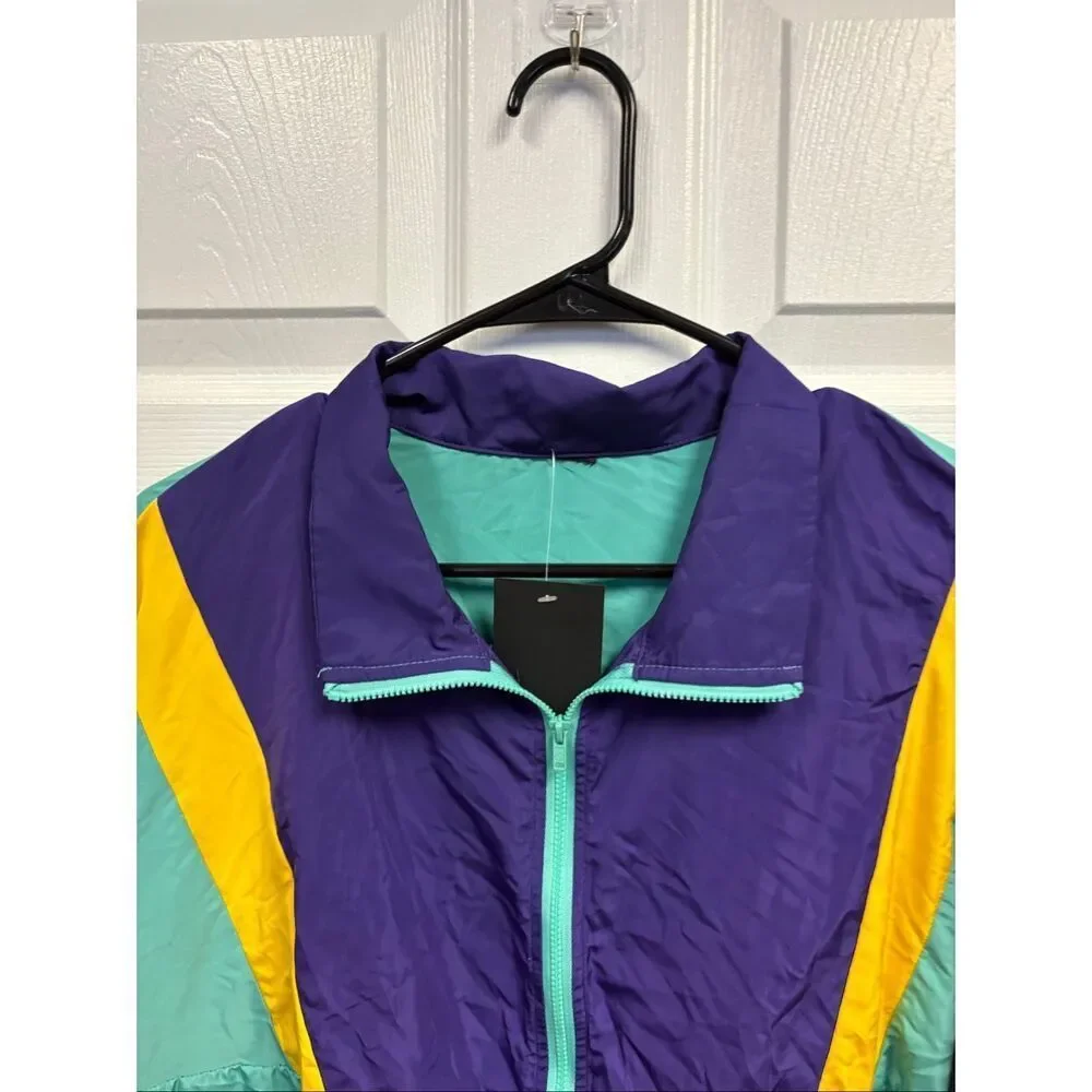 Color Block Windbreaker Jacket - Picture 6 of 9